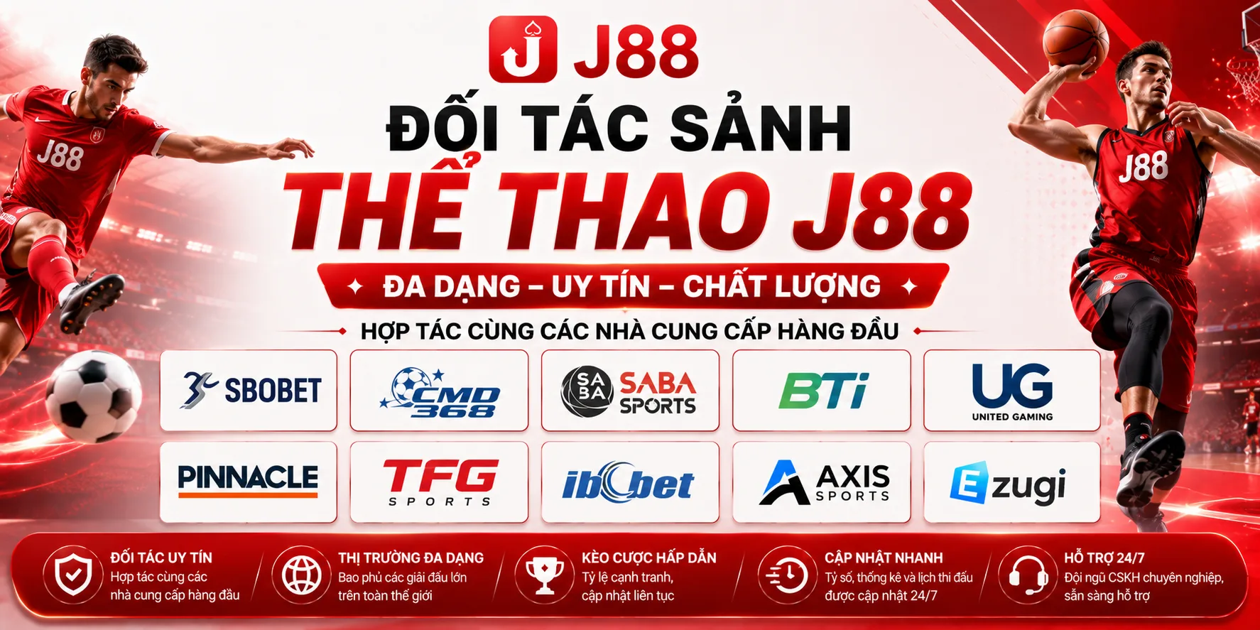 Đối tác sảnh thể thao J88