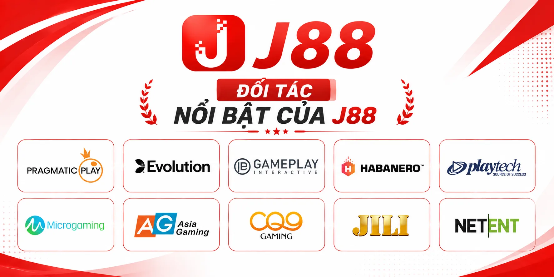 Đối tác phát hành game tại J88